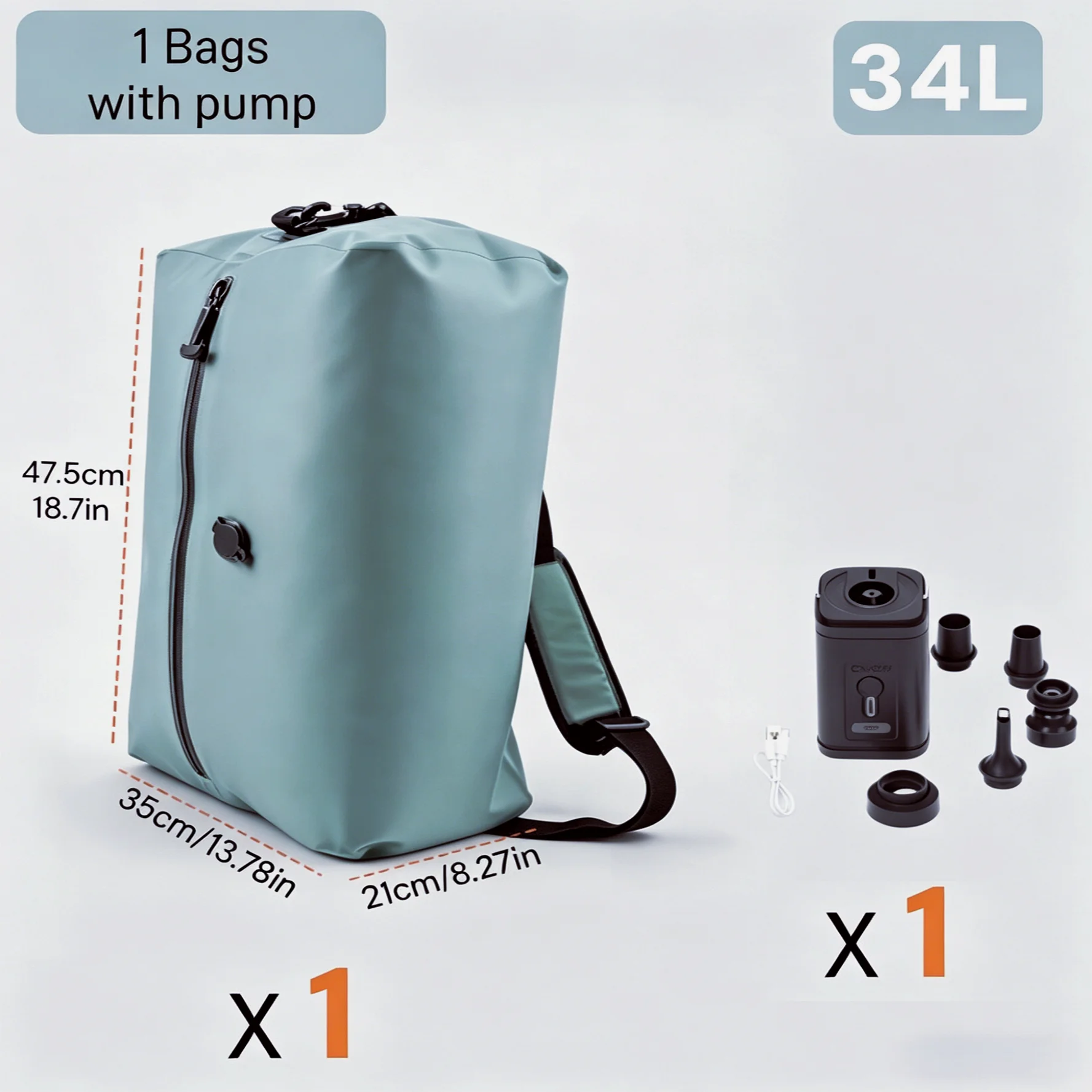 Vacuum Compression Seal Travel Bags PVC Nylon Water Repellent Clothes organizers storage  Reusable Space Saver Bag For Traveling