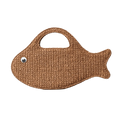 Funny Cute Large Capacity Woven Bag Knit Straw Fish Shaped Handbag Lightweight Eco-Friendly Shopping Bag Women