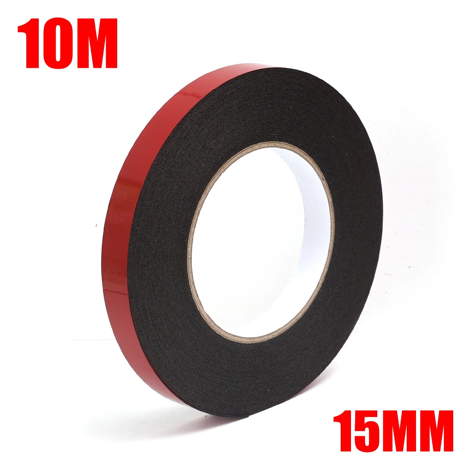 5/10/15/20MM Double-Sided Black PE Tape Red Film Foam Sponge Strong Adhesive Wall Mounting Tapes Traceless Sticker Length 10M