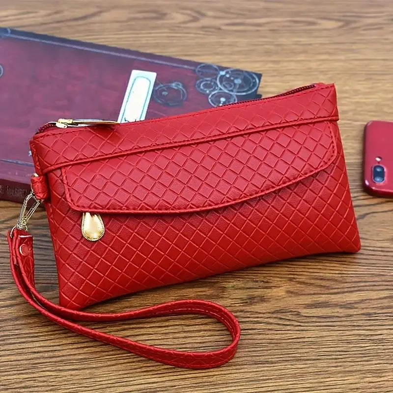 Premium Multi Zipper Wristlet Bag For Phone & coin, Handbag