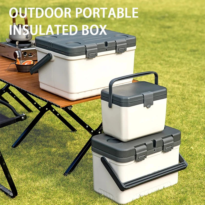 Outdoor Picnic Beach Insulated ice pack Camping Ice Box Large Capacity Fishing Barbecue Ice Bucket Portable Insulated Cooler Box