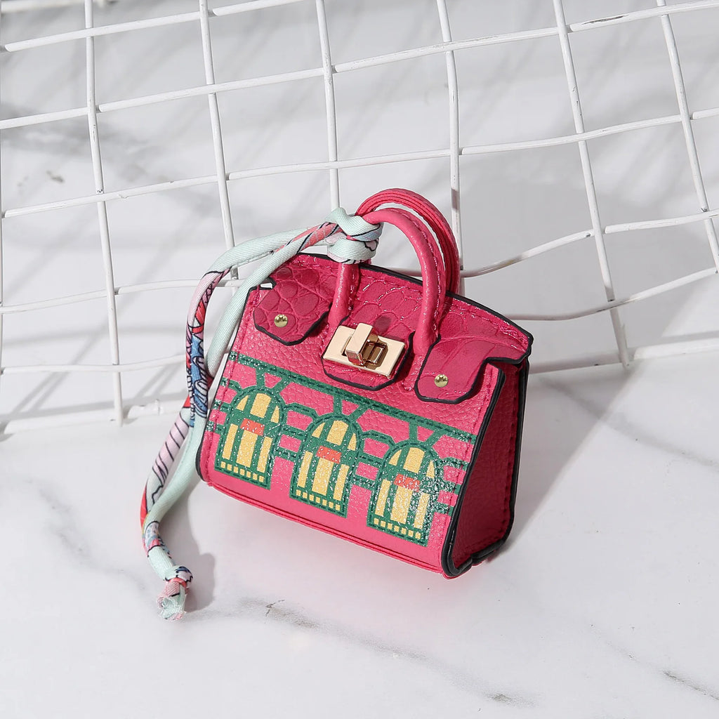 New Mini House Small Bag, Handheld, Portable, Hand Rope, Bluetooth Earphone Bag, Zero Wallet, Multi Functional Small Bag