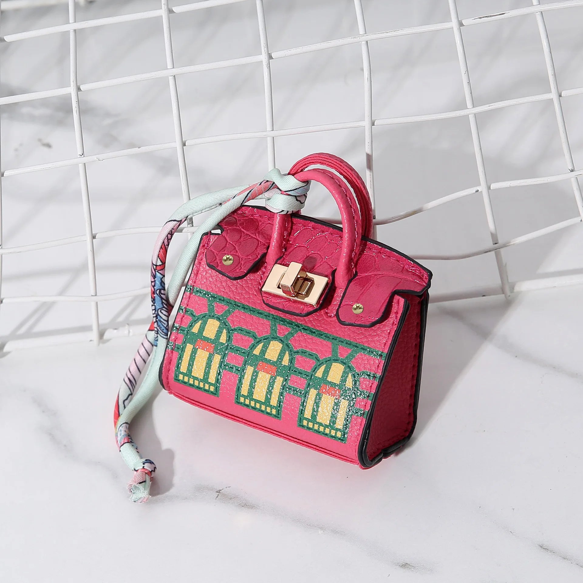 New Mini House Small Bag, Handheld, Portable, Hand Rope, Bluetooth Earphone Bag, Zero Wallet, Multi Functional Small Bag