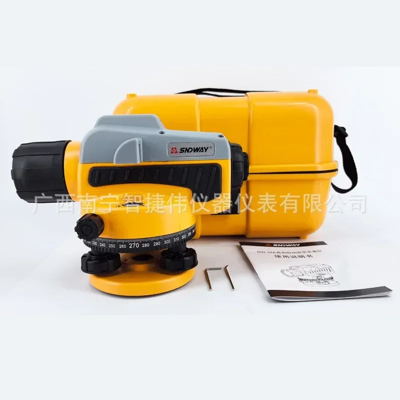 Stable SNDWAY SW-32A/32B Automatic Level 32X Optical Transit Survey Auto Level High Precision Level Gauge Measure Meter Machine