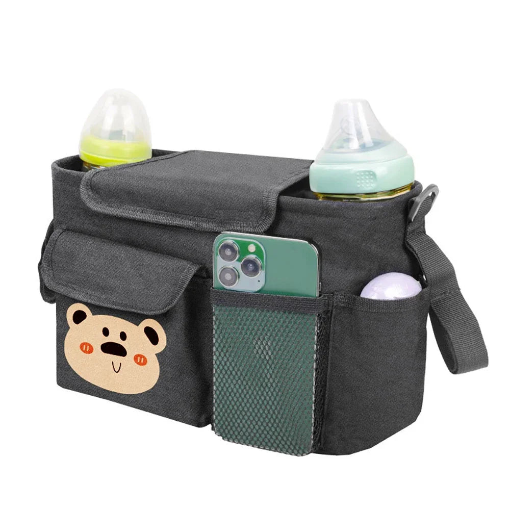 Baby Portable Pushchair Hanging Bag Travel Good Partner Large Capacity Reasonable Storage Belt Can Be Worn Or Hung