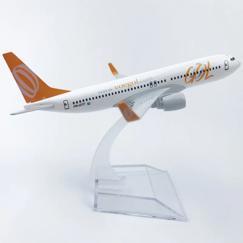 16CM Boeing B737 Aircraft 737 Series Scale Model Alloy Metal Diecast Airplane Toys for Boys Gift Collection Display