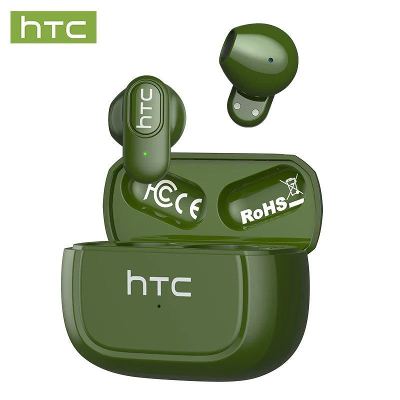 Auriculares Traductor DeIdioma 2026 Surround Sound HTC NE51 AI Translation Earbuds In-Ear Sport Secure Fit for Running Gym
