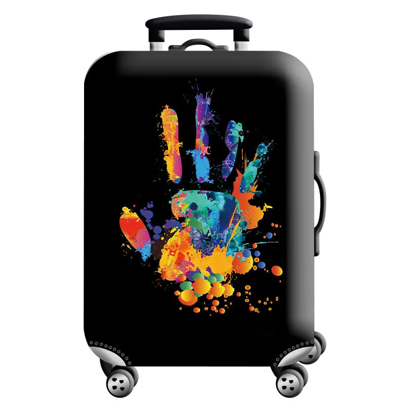 Thick Elastic Luggage Protective Cover Zipper Suit For 18-32 inch Bag Suitcase Covers Trolley Cover Travel Practical Accessories