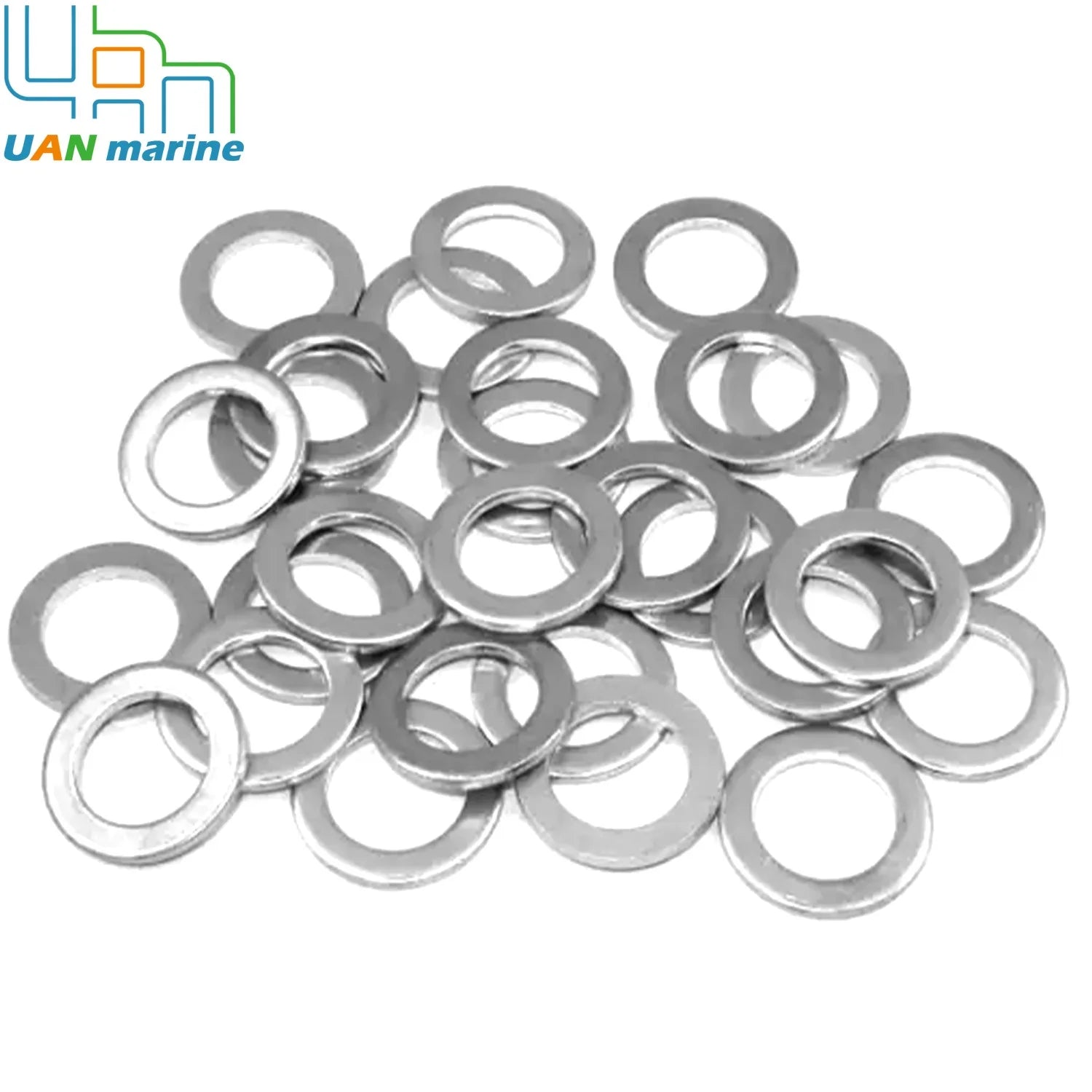 6 Pcs 90430-14M09-00 Oil Drain Plug Gasket 20 mm for Yamaha 100 115 150  HP Outboard Engine F100 F115 F150 F15 90430-14228