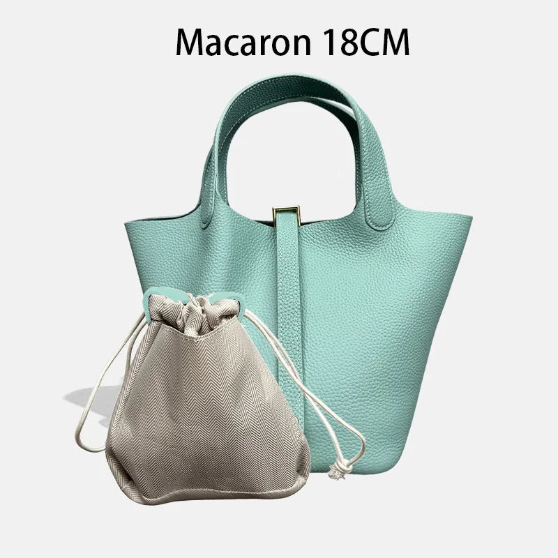 MENDY Women Bags Handbags Bucket Bag 18/22 Big Small Fashion Tote Bag Genuine Leather Luxury Quality Designers Lady Hand Bags