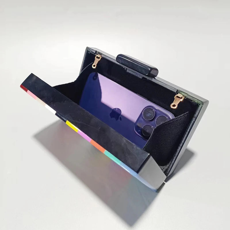 Women's Bags Fashion Acrylic Bags Luxury Handbags Brand Clutches Famous Handbags Celebrating Wallet Mini Shoulder Wedding Pouch