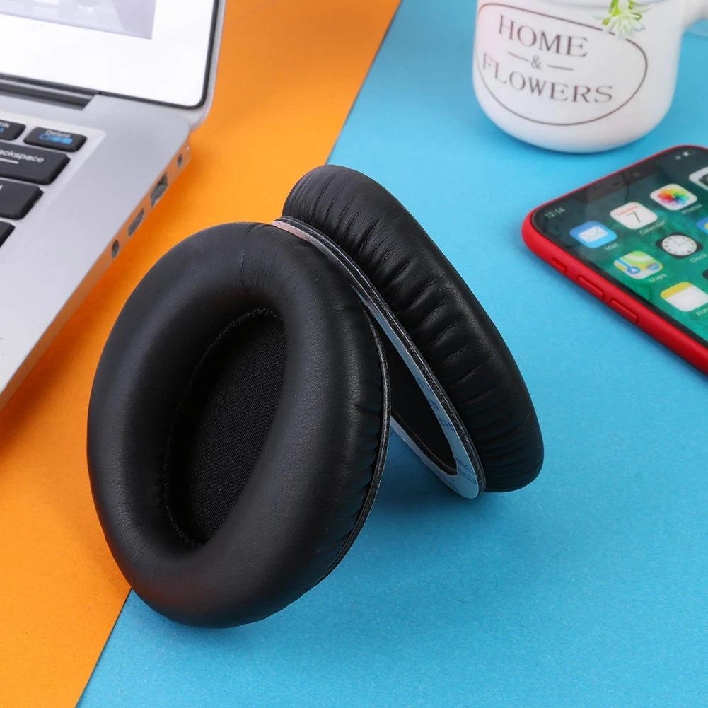 1 Pair Replacement Earpads Ear Pads Memory Foam Ear Cushions Covers PU Leather Headphone Earpads for COWIN E7/E7 Pro Headphones