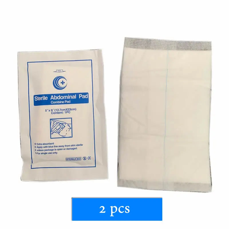 2/5/10Pcs Sterile Abdominal ABD Combine Pads 5"x9" Wound Dressing For Travel Outdoor Camp Tactical First Aid Kits Accessories