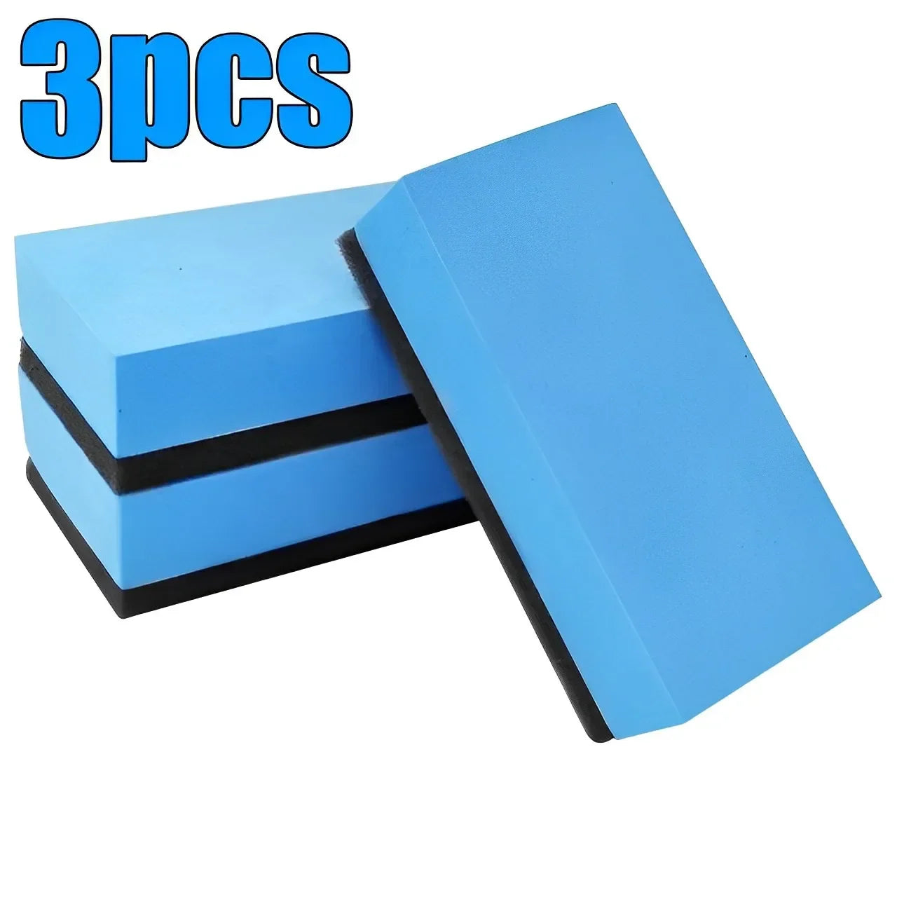 Car Ceramic Coating Sponges With Cloth Applicator Glass Nano Wax Coat Polishing Eraser Pads Auto Detailing Car Cleaning Tools