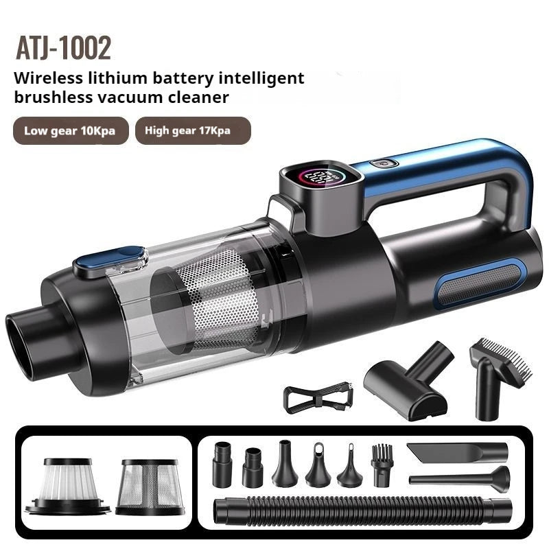 Car Mounted 4-In-1 Vacuum Cleaner With Super Strong Suction Household Mini Large Suction Handheld Small Wireless Vacuum Cleaner