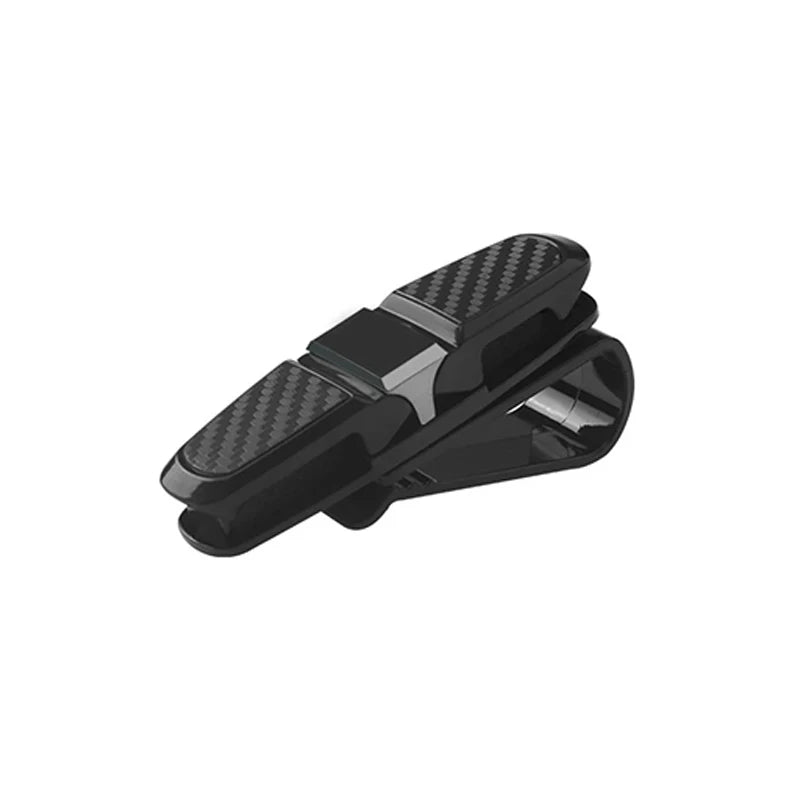 KCIMO 1Pc Car Glasses Case Sun Visor Glasses Holder Sunglasses Clip Eyeglasses Card Holder Auto Interior Accessories
