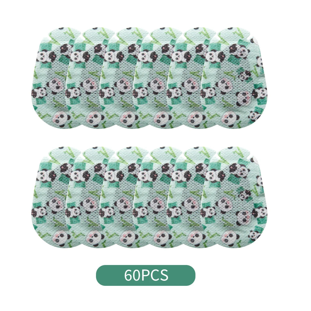 20/60Pcs Breathable Amblyopia Eye Patch Band Aid Cartoon Kids Disposable Medical Sterile Eye Pad Adhesive Bandages First Aid Kit