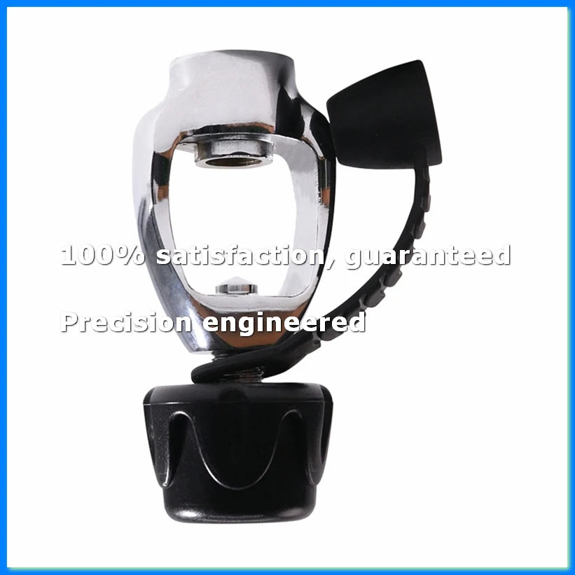 300Bar 4500Psi DIN To Yoke Regulator Adapter Scuba Diving Tank High Pressure Filling Valve Din Station with Dust Cap-A07G
