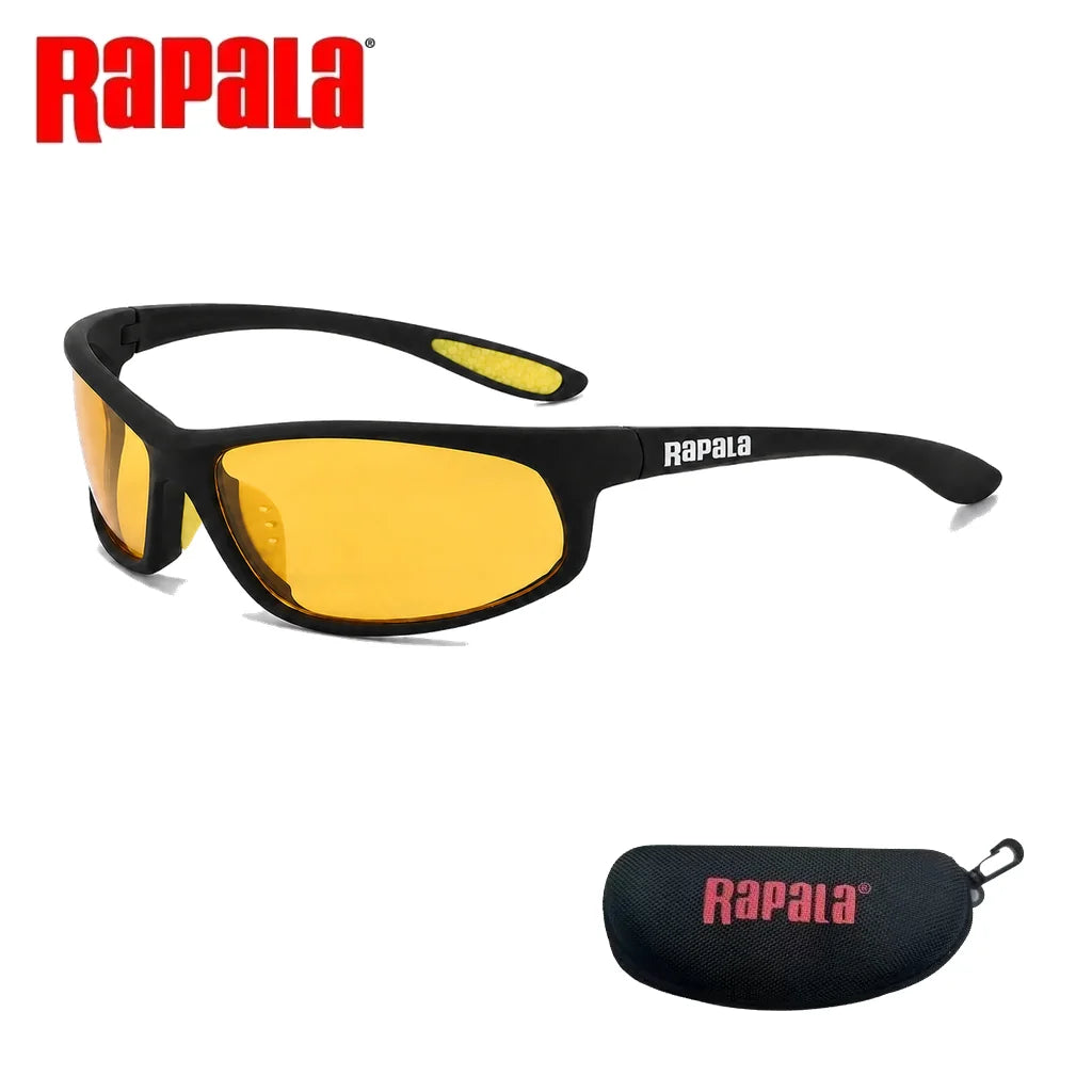 Flexible Rapala Polarized Fishing Glasses UV400 for Road Cycling Fishing Hiking with Lightweight Frame and Comfortable Fit