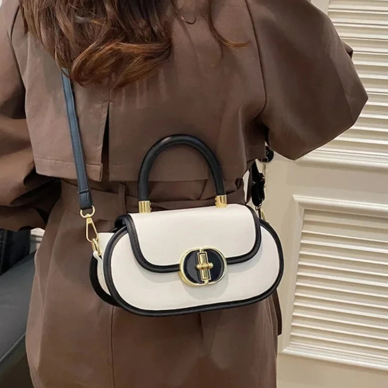 High Quality Niche Design Bag New Fashionable and Versatile Apple Lock Crossbody Bag Stylish Handbag