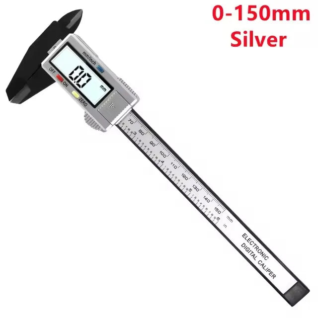 150mm 100mm Electronic Digital Caliper Carbon Fiber Dial Vernier Caliper Gauge Micrometer Measuring Tool Digital Ruler