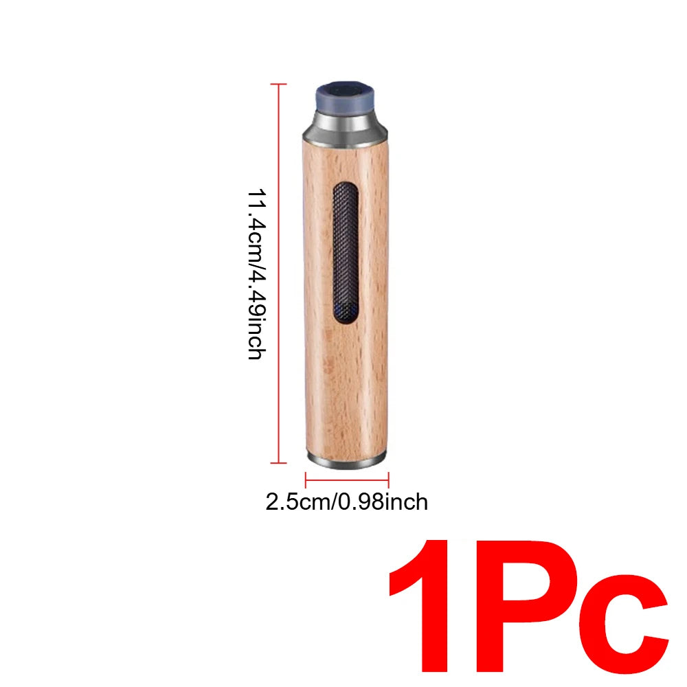 Portable Car Ashtray Easy Cleaning Splash-proof Multi-function Wooden Car Ashtray Detachable Car Office Smoking Accessories