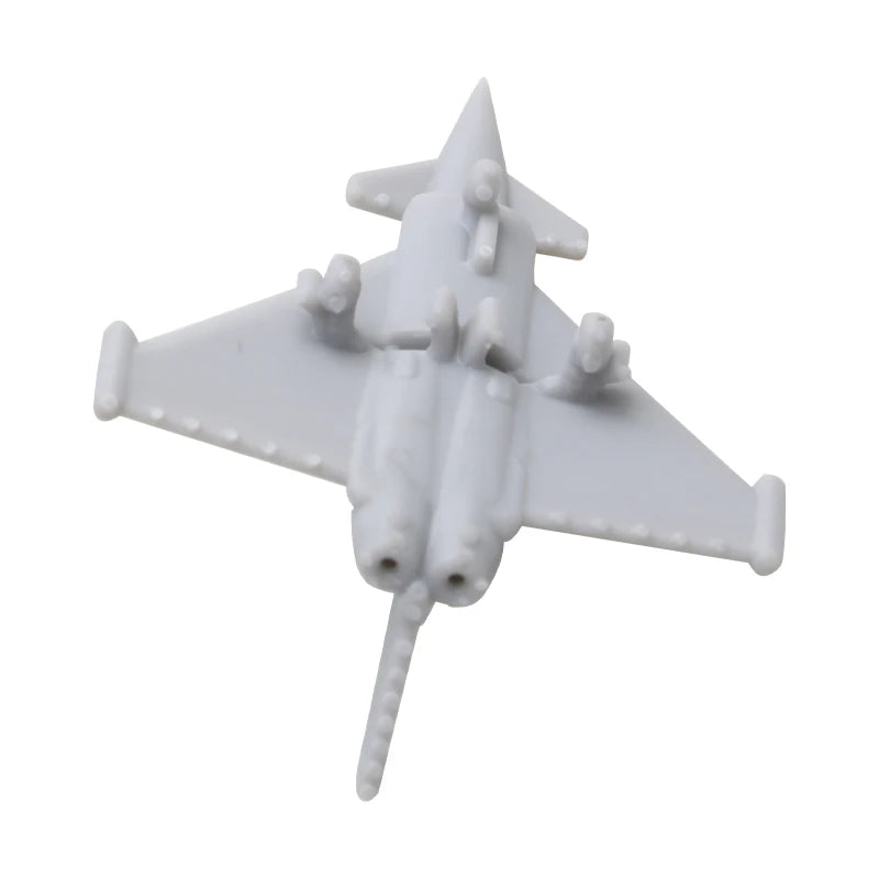 5PCS 1/700 400 350 Scale EF-2000 Typhoon Resin Fighter Aeroplane Toys Fighting Aircraft Mould for DIY Battle Airplane Model