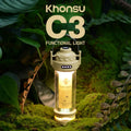 3000mAh C3 Tactical Camping Light Outdoor LED Flashlight Portable Rechargeable Multi functional Tent Camping Light