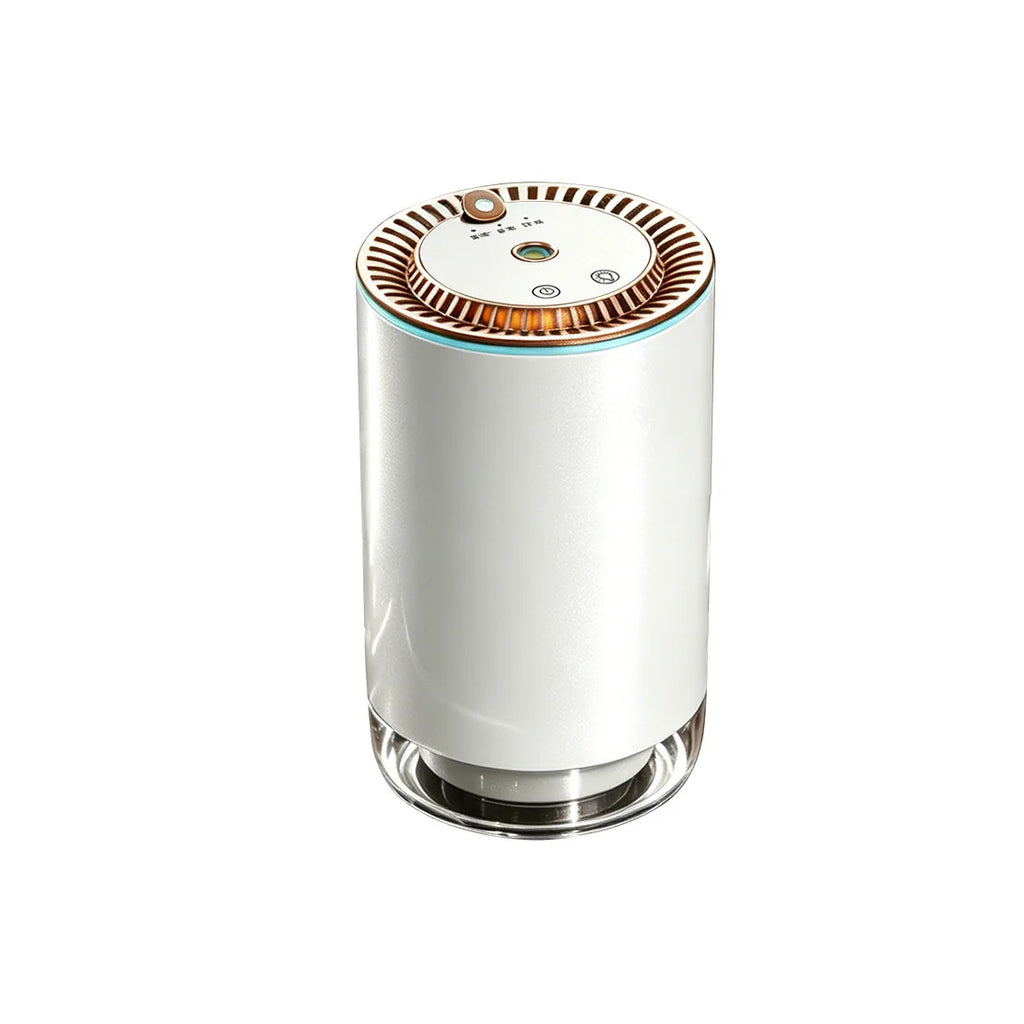 Car Aromatherapy Perfume with Automatic Spray Aluminum Alloy Metal Odor Remover with Colorful Star Ceiling Atmosphere Light