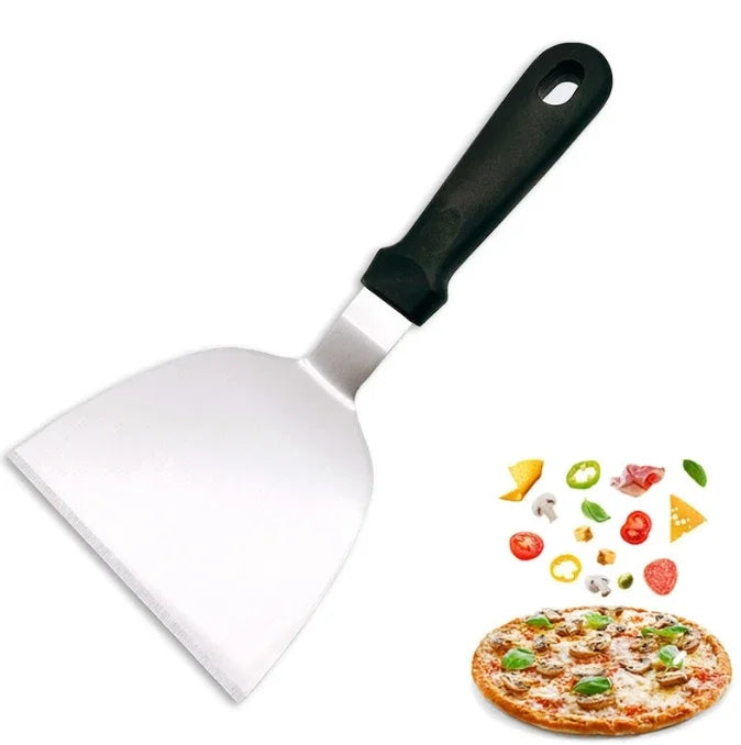Stainless Steel Metal Griddle Spatula Hamburger Scraper Pancake Great for BBQ Grill