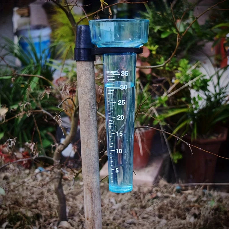 Portable Polystyrene Rain Gauge Measurement Tool For Garden Water Ground Outdoor Rain Meter Collect Rainwater