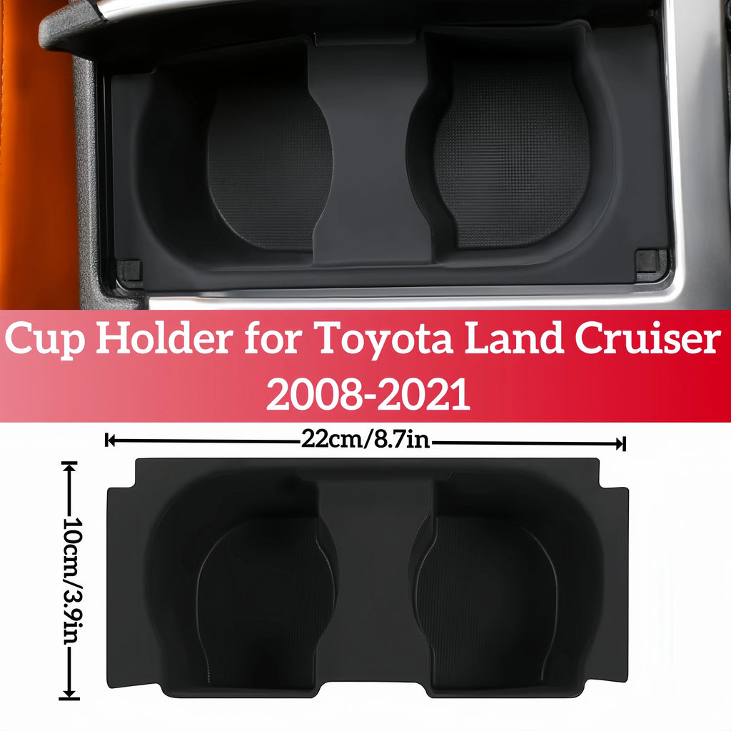 Silicone Cup Holder for Toyota Land Cruiser 200 2008-2021 Vehicle Specific Fit Car Accessory
