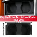Silicone Cup Holder for Toyota Land Cruiser 200 2008-2021 Vehicle Specific Fit Car Accessory