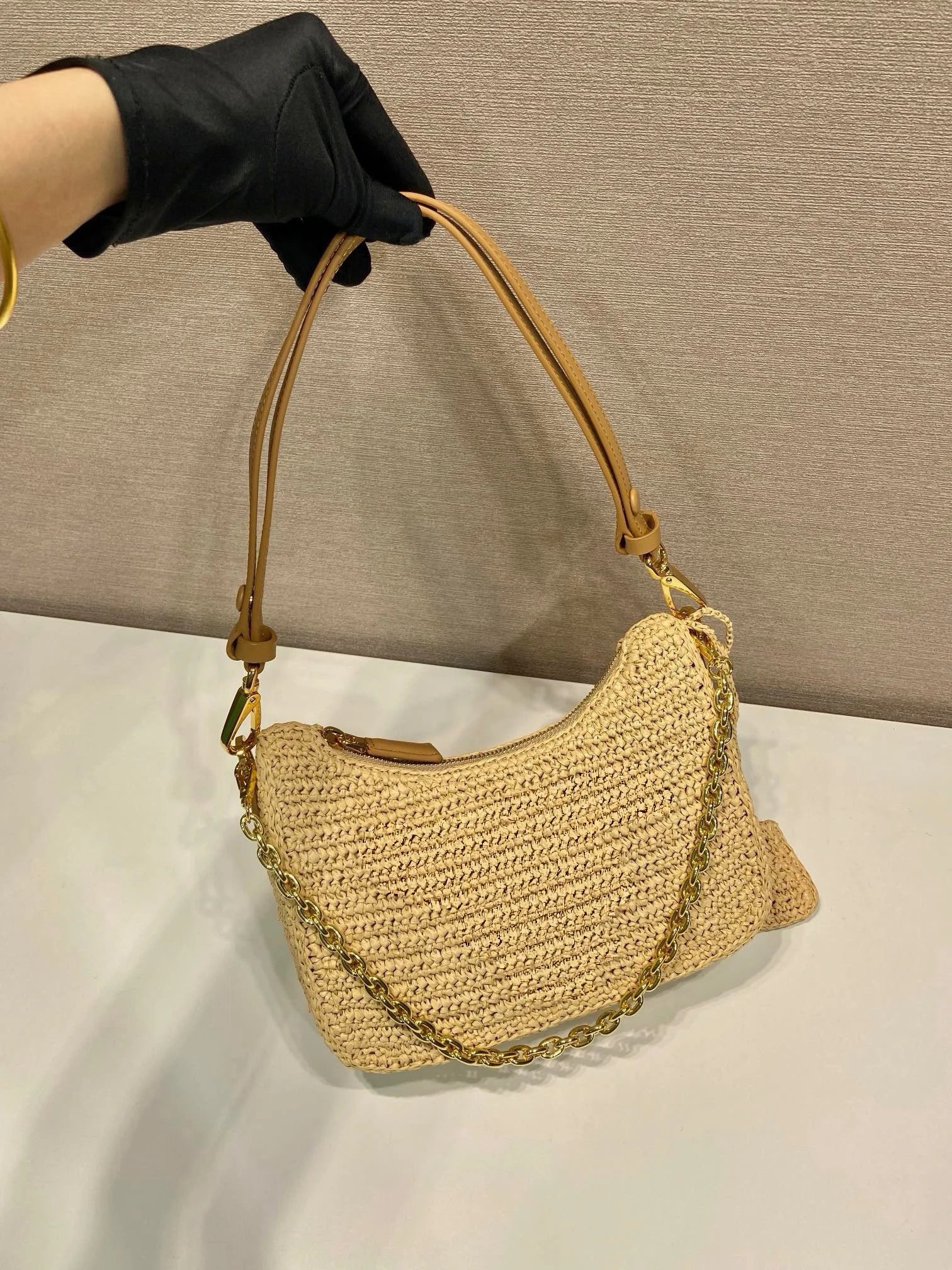 Luxury Designer Brand Handmade Straw Bag Female Shoulder Bag Women High Quality Handbag Shoulder Bag Luxury Bags For Woman