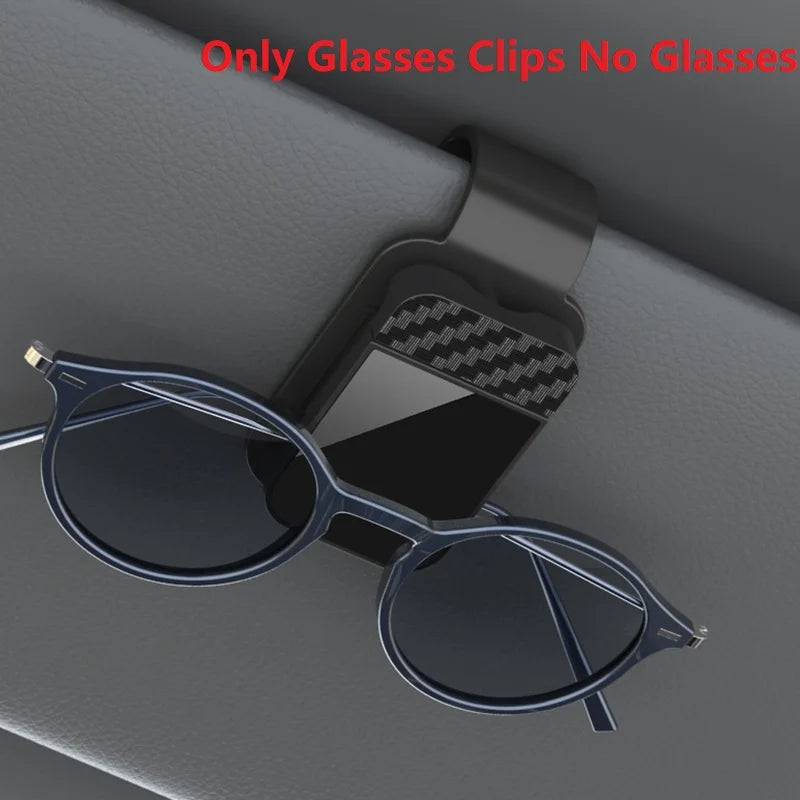 Car Sun Visor Sunglasses Clip Holder Stable Eyeglasses Hanger Card Ticket Organizer Interior Storage Clip Car Accessories CYYJJ2