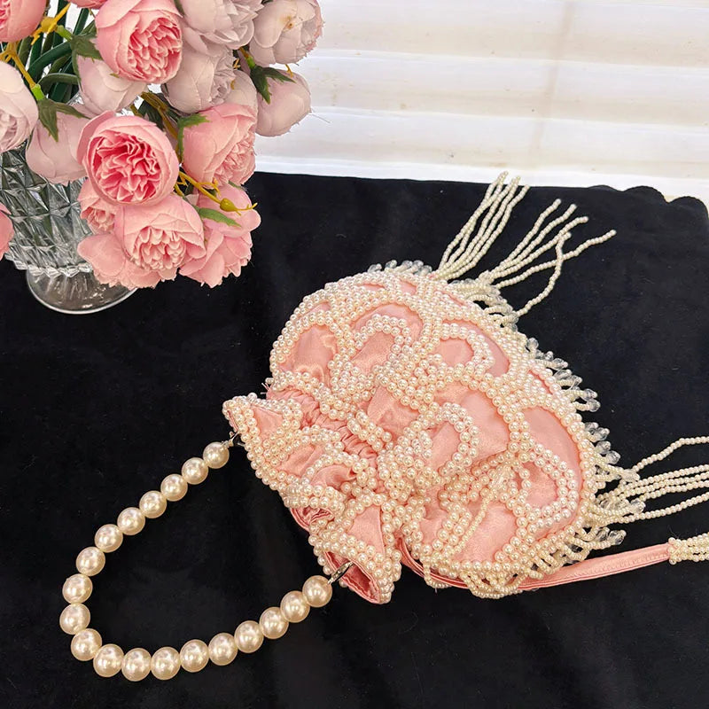 uxury Party Evening Bag Handmade Velvet Touch Fashion Wedding Party Banquet Bag