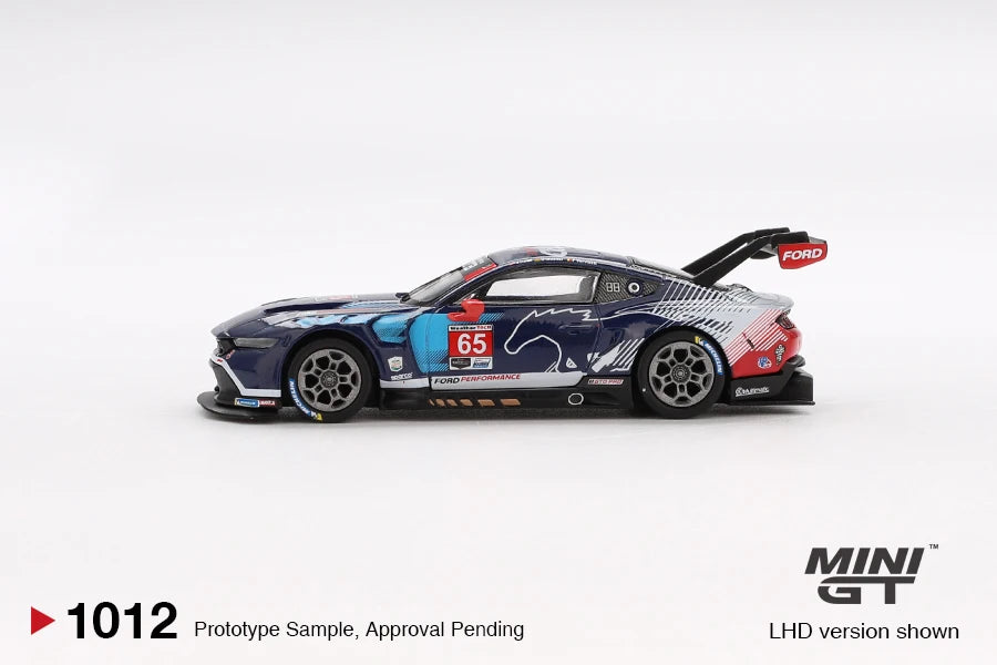 MINIGT 1:64 Ford Mustang GT3 #65 Ford Multimatic Motorsports 2024 MGT01012-CH Alloy Toys Motor Vehicle Diecast Metal Model