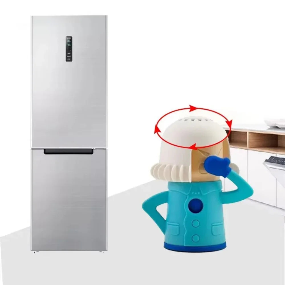 1PC Angry Mama Oven Steam Microwave Cleaner Easily Remover Oil Dirt Fridge Deodorizer For Kitchen Cleaning Tool Useful Household