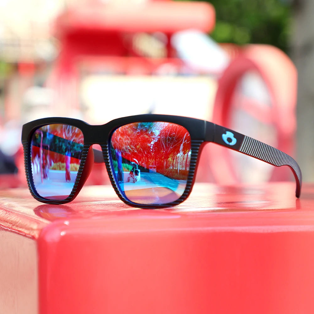 BLUE OTTER Polarized Sports Sunglasses UV400 for Cycling Fishing Running Driving Men Women Outdoor Eyewear with Box BT03
