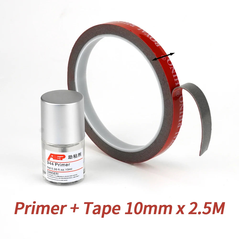ADHESION PROMOTER + DOUBLE SIDED TAPE = BEST BUDDIES EVER 944 Primer Acrylic Foam Tape Increase Viscosity 80%