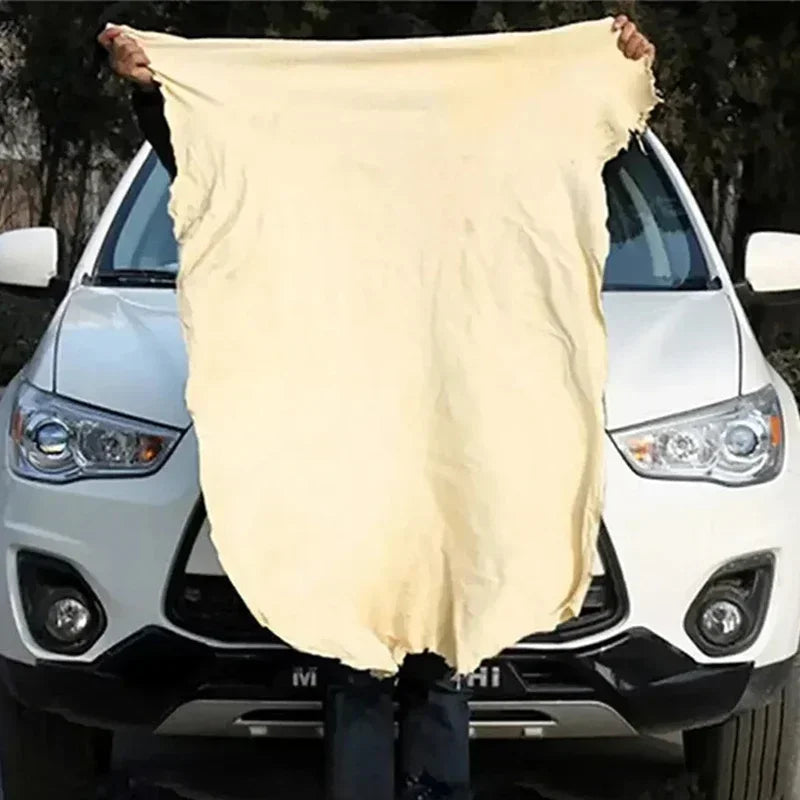 kkjoy Double Layer Suede Car Towel - Thick, Absorbent Microfiber Cloth for Scratch-Free Car Wash & Detailing