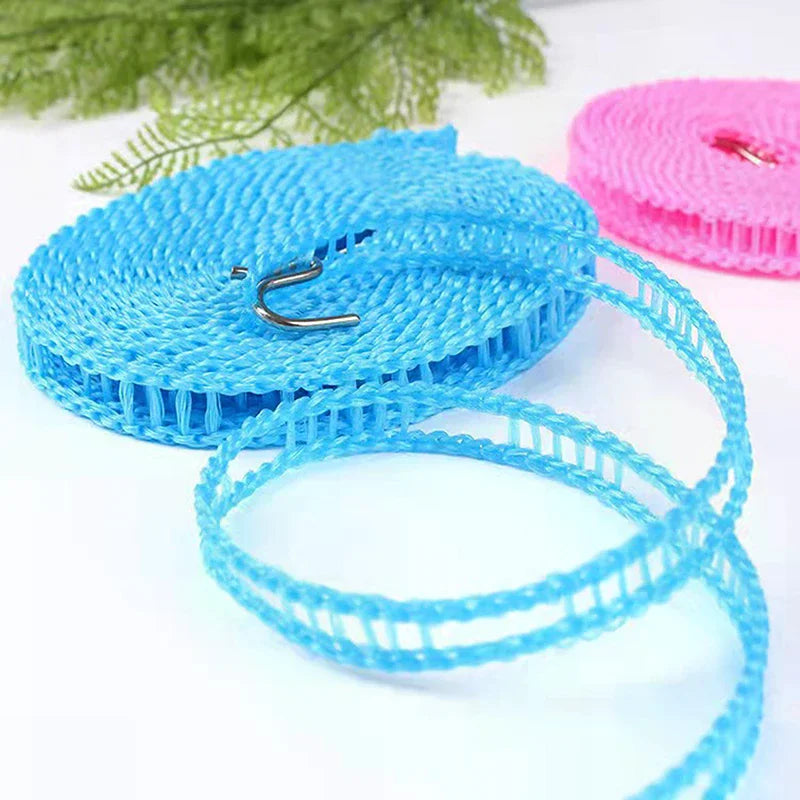 5/10M Portable Clotheslines Windproof Fence-Type Clothesline For Outdoor Indoor Home Travel Drying Rack Clothesline