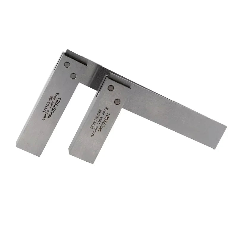 High-Precision L-Shaped Carbon Steel Angle Ruler 90° Right Angle Measuring Tool for Woodworking And Machining
