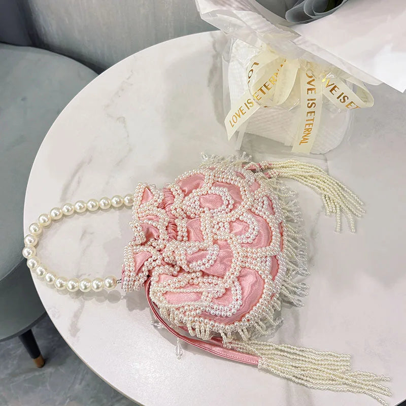 uxury Party Evening Bag Handmade Velvet Touch Fashion Wedding Party Banquet Bag