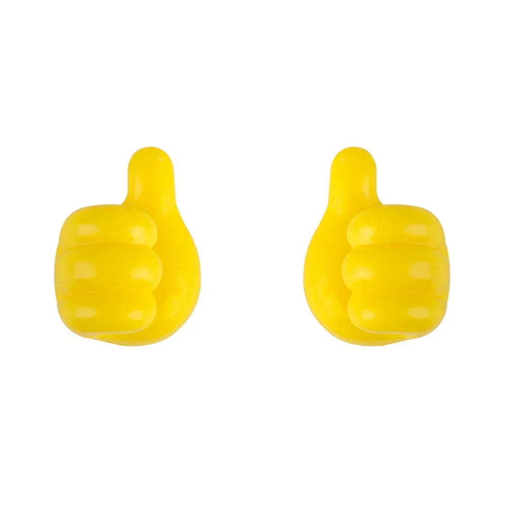 Car Storag Organizer Power Cord Charging Line Hand-shaped Rubber Holder Glasses Cable Self Adhesive Mini Hook Gadget Accessories