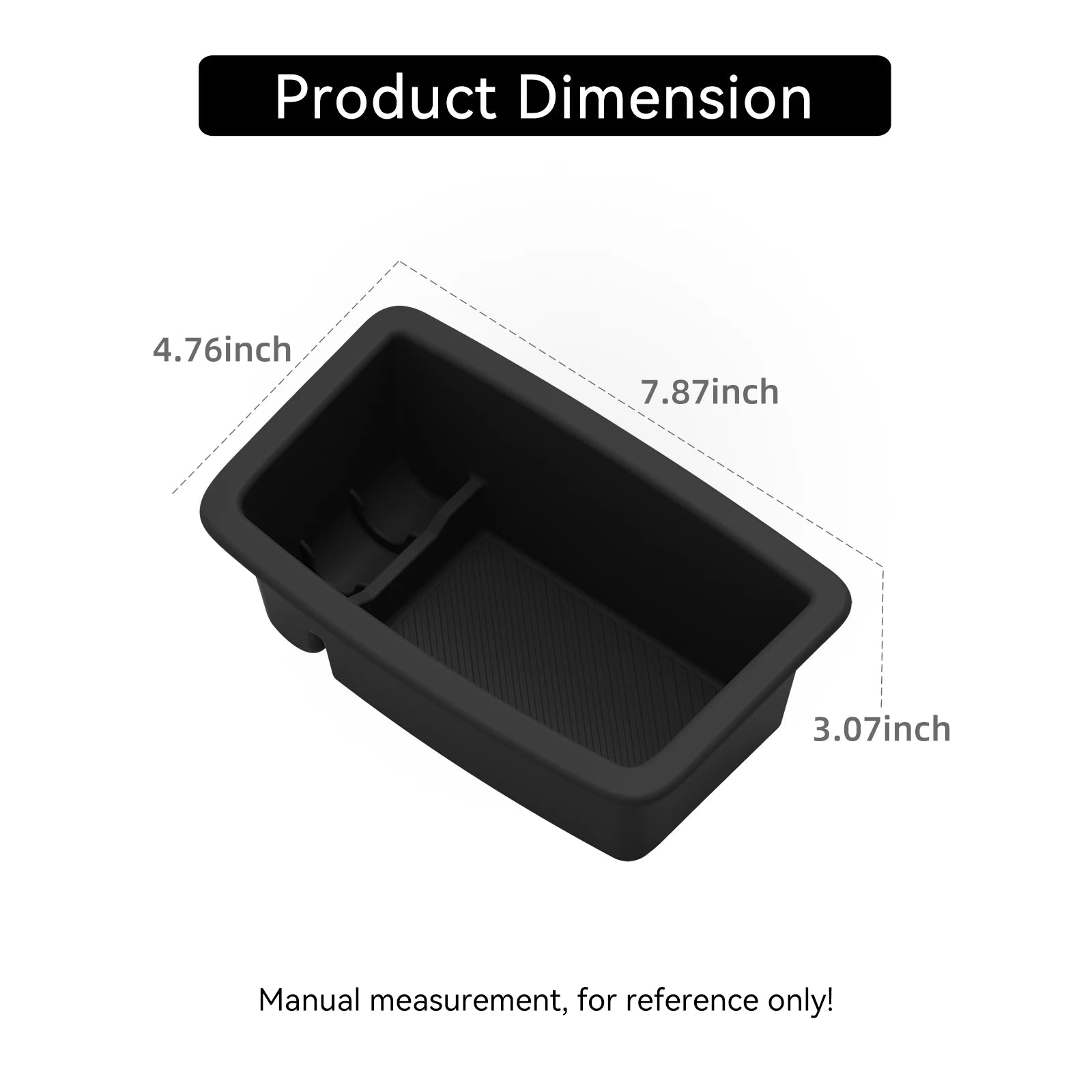 LUCKEASY for Kia Telluride 2027 Base Trim Car Storage Box Accessories Center Console Armrest Box Inner Liner Hanging Storage Box