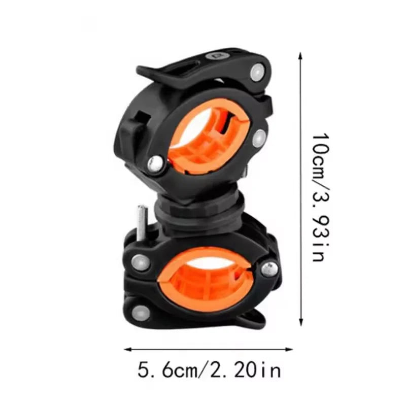 Bicycle Flashlight Holder, Lamp Holder, Night Riding Headlight Holder, Lamp Clip, Mountain Bike Riding Bike Accessories