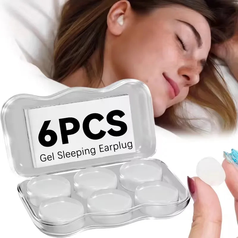 Moldable Soft Ear Plugs for Sleeping Waterproof Noise Cancelling Wax Reusable Earplugs for Swimming Flying Studying Earbuds