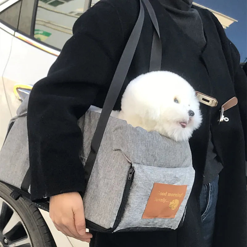 Portable Car Safety Pet Seat For Medium/Small Dogs Cat Travel Central Control Cat Dog Bed Transport Dog Carrier Protector Dog Ba