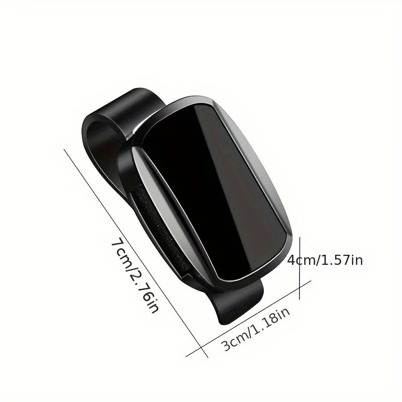 Anti-Scratch Car Sunglasses Holder Easy Install ABS Clip Sun Visor Mount Universal Auto Eyeglasses Organizer For All Car Models